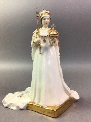 Lot 150 - ROYAL DOULTON FIGURE OF QUEEN ELIZABETH II