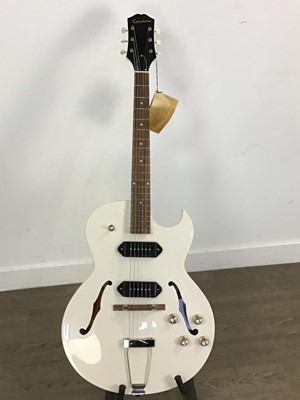 Lot 630 - EPIPHONE HOLLOW-BODY ELECTRIC GUITAR