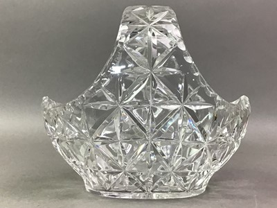 Lot 322 - CUT GLASS VASE