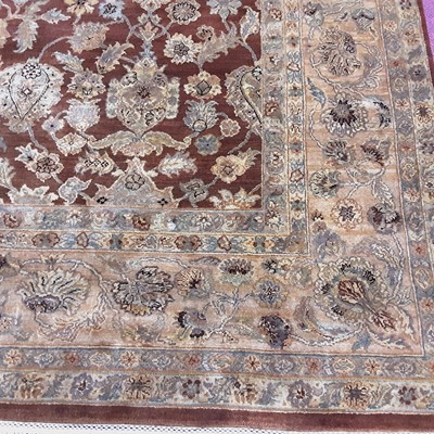 Lot 334 - LARGE INDIAN AGRA ROYAL CARPET