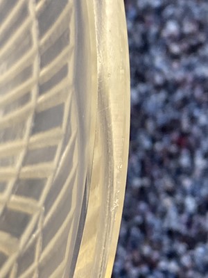 Lot 283 - RENE LALIQUE, 'COQUILLES' PATTERN OPALESCENT GLASS BOWL