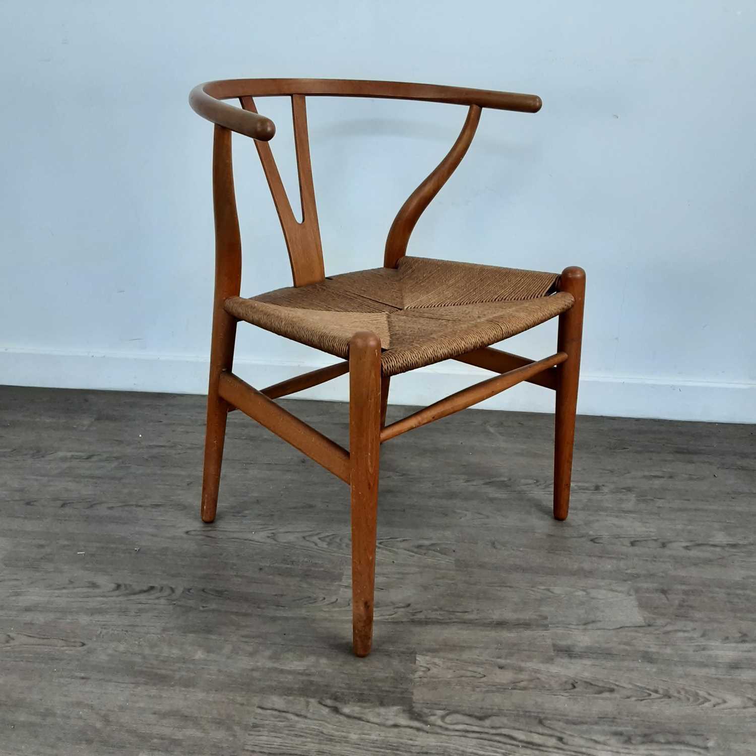 Lot 280 - IN THE MANNER OF HANS WEGNER (DANISH 1914-2007) FOR CARL HANSEN & SON, CH24 ‘WISHBONE’ CHAIR