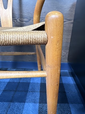 Lot 280 - IN THE MANNER OF HANS WEGNER (DANISH 1914-2007) FOR CARL HANSEN & SON, CH24 ‘WISHBONE’ CHAIR