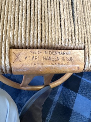 Lot 280 - IN THE MANNER OF HANS WEGNER (DANISH 1914-2007) FOR CARL HANSEN & SON, CH24 ‘WISHBONE’ CHAIR