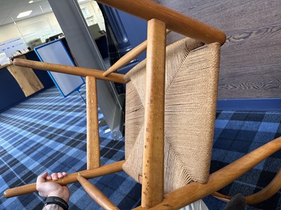 Lot 280 - IN THE MANNER OF HANS WEGNER (DANISH 1914-2007) FOR CARL HANSEN & SON, CH24 ‘WISHBONE’ CHAIR