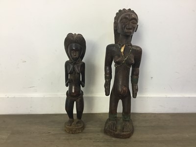 Lot 116 - TWO OVIMBUNDU FEMALE FIGURES