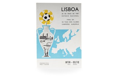 Lot 1579 - CELTIC F.C. VS. INTER MILAN, EUROPEAN CUP FINAL PROGRAMME