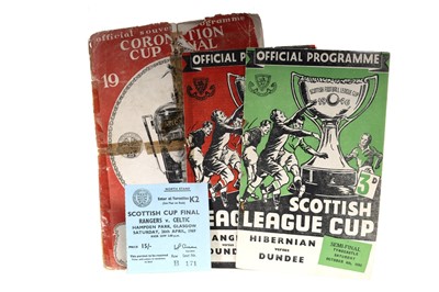 Lot 1580 - THREE FOOTBALL PROGRAMMES