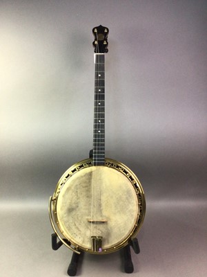 Lot 351 - JOHN GREY & SONS FOUR-STRING BANJO