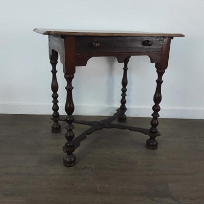 Lot 863 - GEORGE III OAK LOWBOY