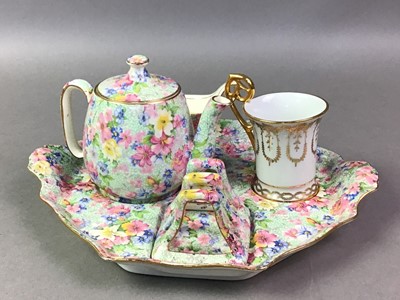 Lot 525 - ROYAL WINTON MARION PATTERN CHINTZ TEA FOR ONE SET