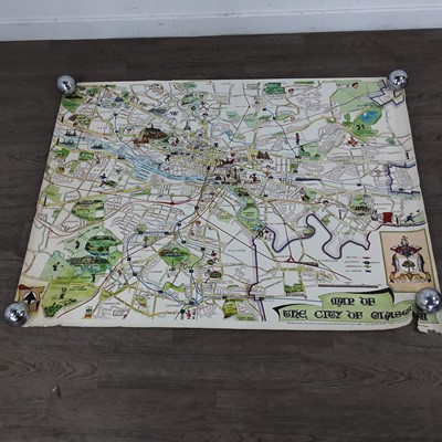 Lot 138 - MAP OF THE CITY OF GLASGOW, LITHOGRAPHIC MAP