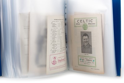 Lot 1582 - CELTIC F.C., COLLECTION OF DOMESTIC PROGRAMMES