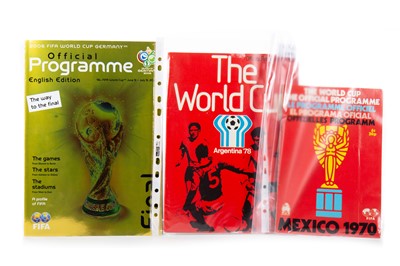 Lot 1588 - WORLD CUP PROGRAMMES