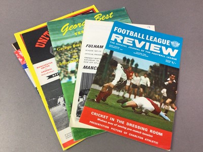 Lot 582 - COLLECTION OF ITEMS RELATING TO GEORGE BEST