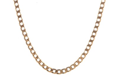 Lot 1254 - NINE CARAT GOLD NECKLACE