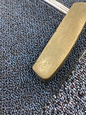 Lot 1592 - SLAZENGER JACK NICKLAUS PING KUSHIN BRONZE PUTTER