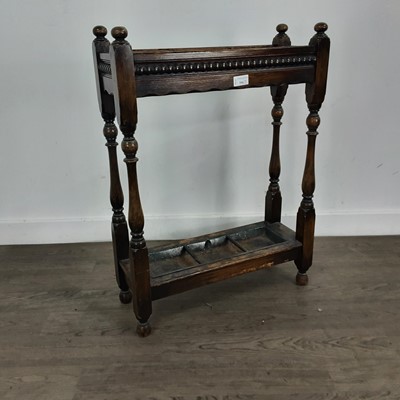 Lot 596 - OAK STICK STAND