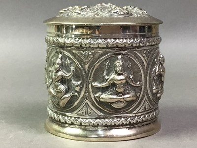 Lot 598 - BURMESE SILVER BOX