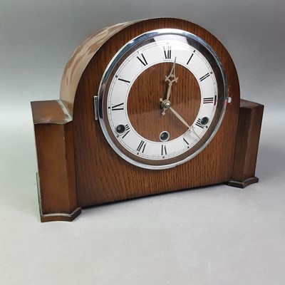Lot 612 - TWO 20TH CENTURY MANTEL CLOCKS