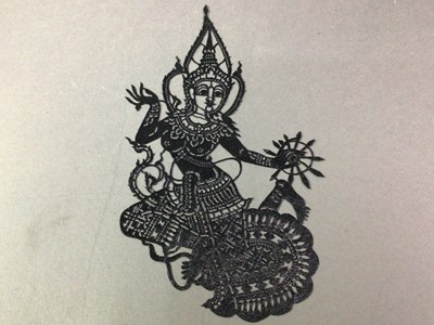 Lot 624 - GROUP OF EIGHT BUFFALO LEATHER SILHOUETTES