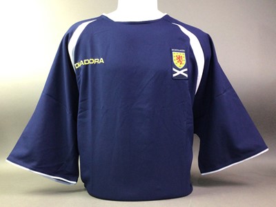 Lot 1632 - THREE SCOTLAND INTERNATIONAL REPLICA JERSEYS