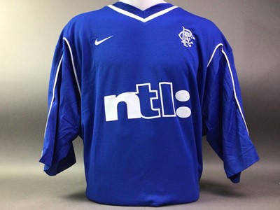 Lot 1638 - RANGERS F.C. REPLICA 2000/01 HOME JERSEY