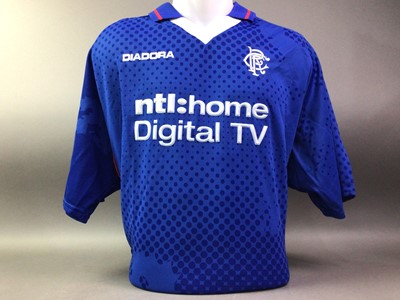 2002/03 Glasgow Rangers Home Football Shirt / Diadora Soccer Jersey