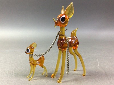 Lot 7 - COLLECTION OF MINIATURE GLASS ANIMAL FIGURES