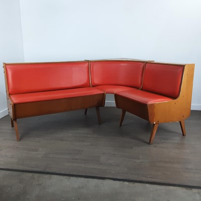 Lot 129 - MID CENTURY MODULAR CORNER BENCH