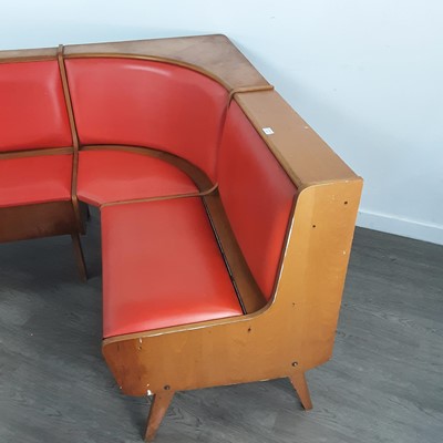 Lot 129 - MID CENTURY MODULAR CORNER BENCH