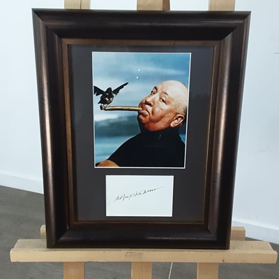 Lot 1091 - ALFRED HITCHCOCK, HIS AUTOGRAPH