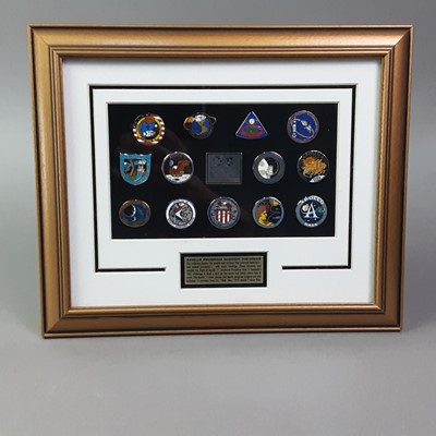 Lot 331 - SET OF NASA APOLLO PROGRAM MISSION INSIGNIA PINS