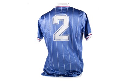 Lot 1595 - JIMMY NICOLL OF RANGERS F.C., SCOTTISH LEAGUE CUP FINAL JERSEY