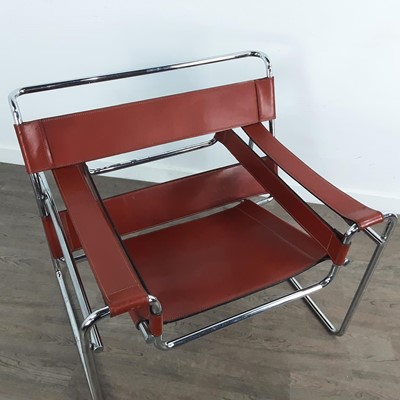 Lot 325 - AFTER MARCEL BREUER, 'WASSILY' ARMCHAIR