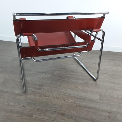 Lot 325 - AFTER MARCEL BREUER, 'WASSILY' ARMCHAIR