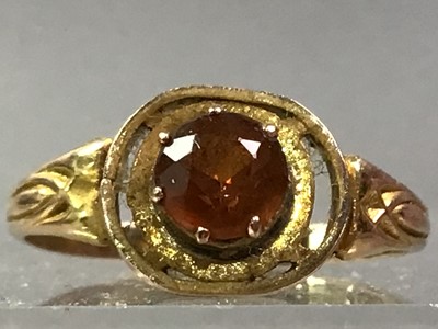 Lot 26 - CHARLES HORNER GOLD RING