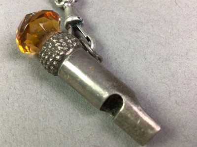 Lot 29 - EDWARDIAN SILVER WHISTLE