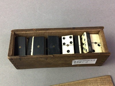 Lot 36 - GROUP OF TWO DOMINO SETS