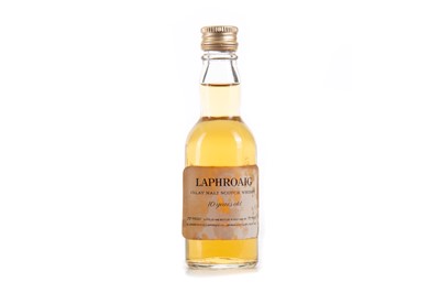 Lot 232 - LAPHROAIG 10 YEAR OLD PRE-ROYAL WARRANT 1970S MINIATURE