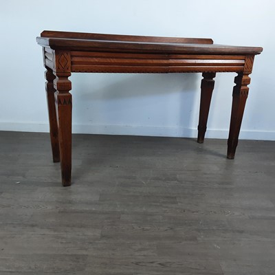 Lot 90 - OAK CONSOLE TABLE