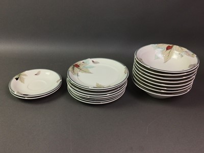 Lot 183 - MAPLE SHADE PART DINNER AND TEA SERVICE - NIL VALUE