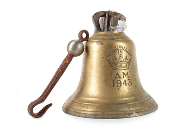 Lot 150 - AIR MINISTRY R.A.F. BRONZE SCRAMBLE BELL