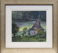 Lot 131 - * SONAS MACLEAN, DRYING DAY gouache on paper,...