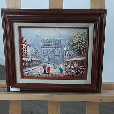 Lot 141 - PAIR OF PARISIAN SCENES