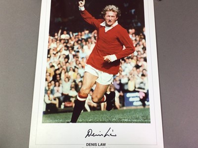 Lot 144 - DENIS LAW, SIGNED POSTER