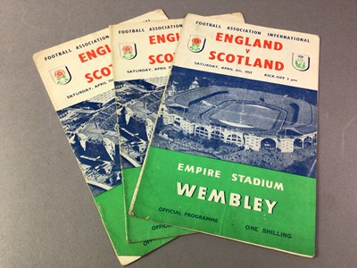 Lot 145 - COLLECTION OF FOOTBALL EPHEMERA