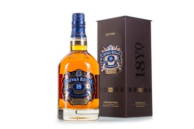 Lot 82 - CHIVAS REGAL 18 YEAR OLD GOLD SIGNATURE 75CL