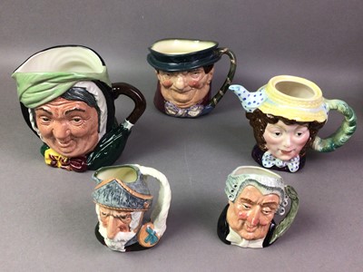 Lot 160 - GROUP OF TOBY JUGS