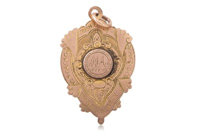 Lot 1608 - T. MUIRHEAD, IRISH JUNIOR FOOTBALL ALLIANCE 2ND DIVISION MEDAL